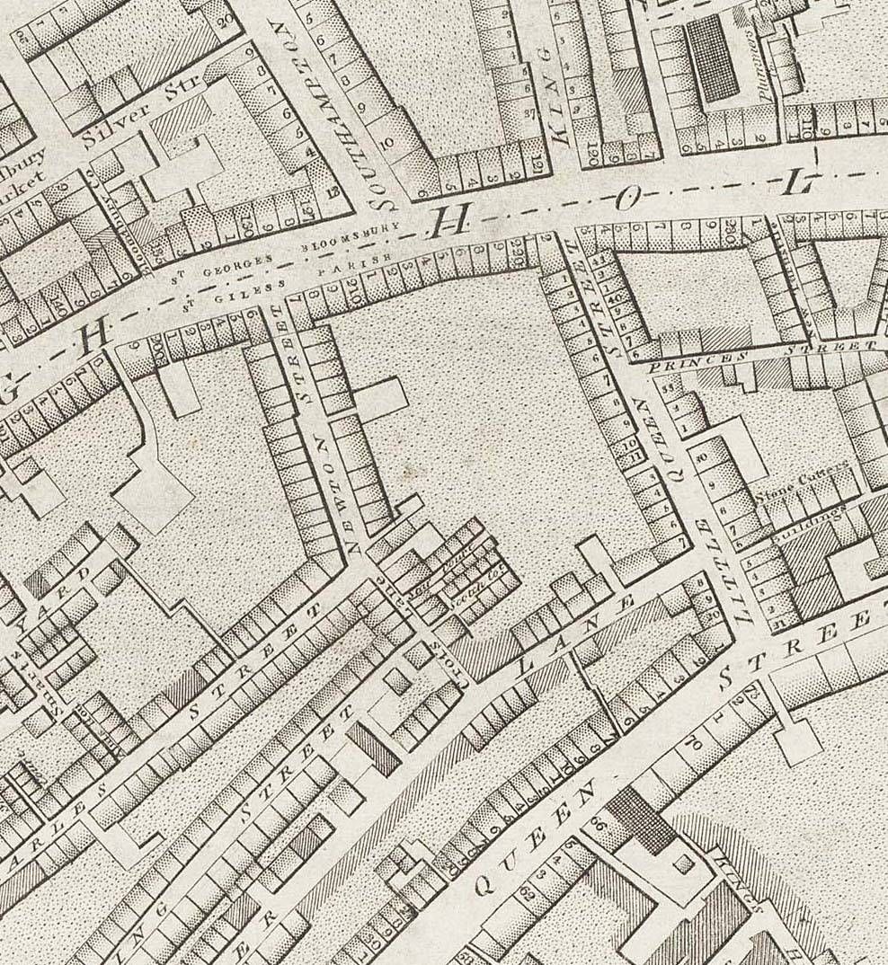 Drury Lane Ashlins Place Smarts Buildings Coal Yard Shaws Court Barley Court