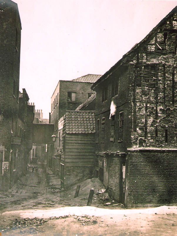 Photograph of Lower Fore Street looking towards Princes Square.: