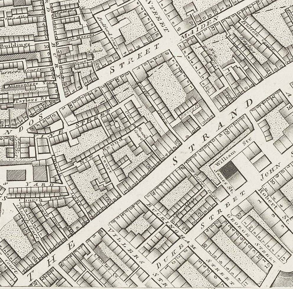 Moors Yard The Castle Vine Street The Strand