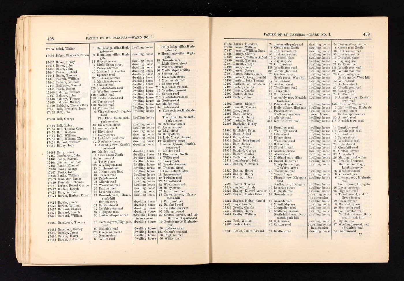 In 1881-1883 they were living at 15 Durnford Place