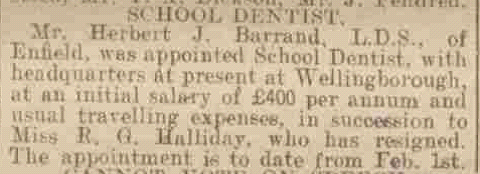 Northampton Mercury 24 February 1922