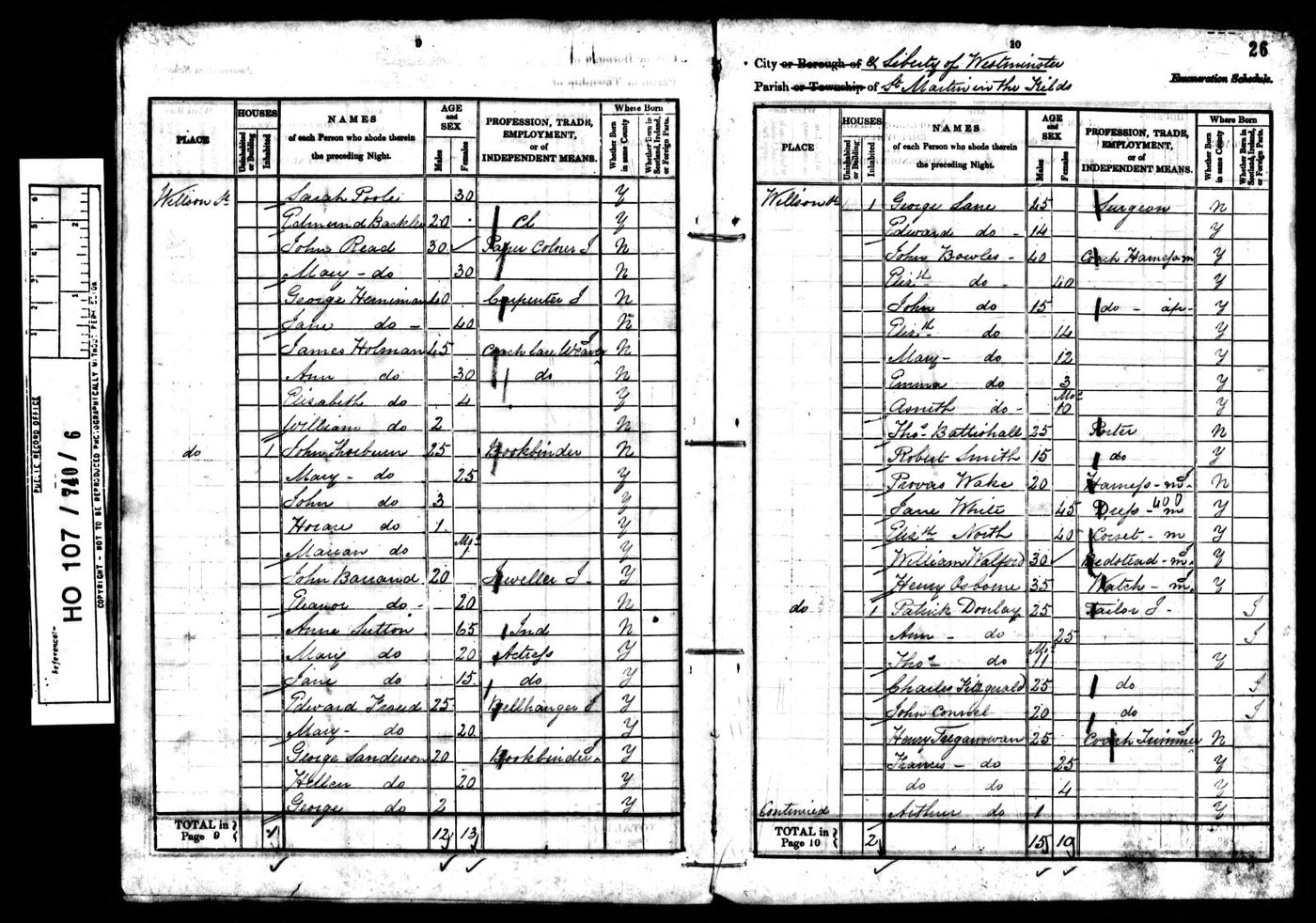 1841 Census – John Barrand and Eleanor West