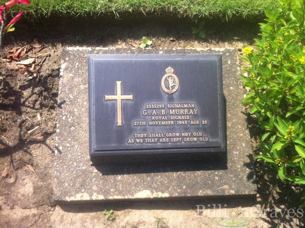 Memorial to George Archibald Brown Murray