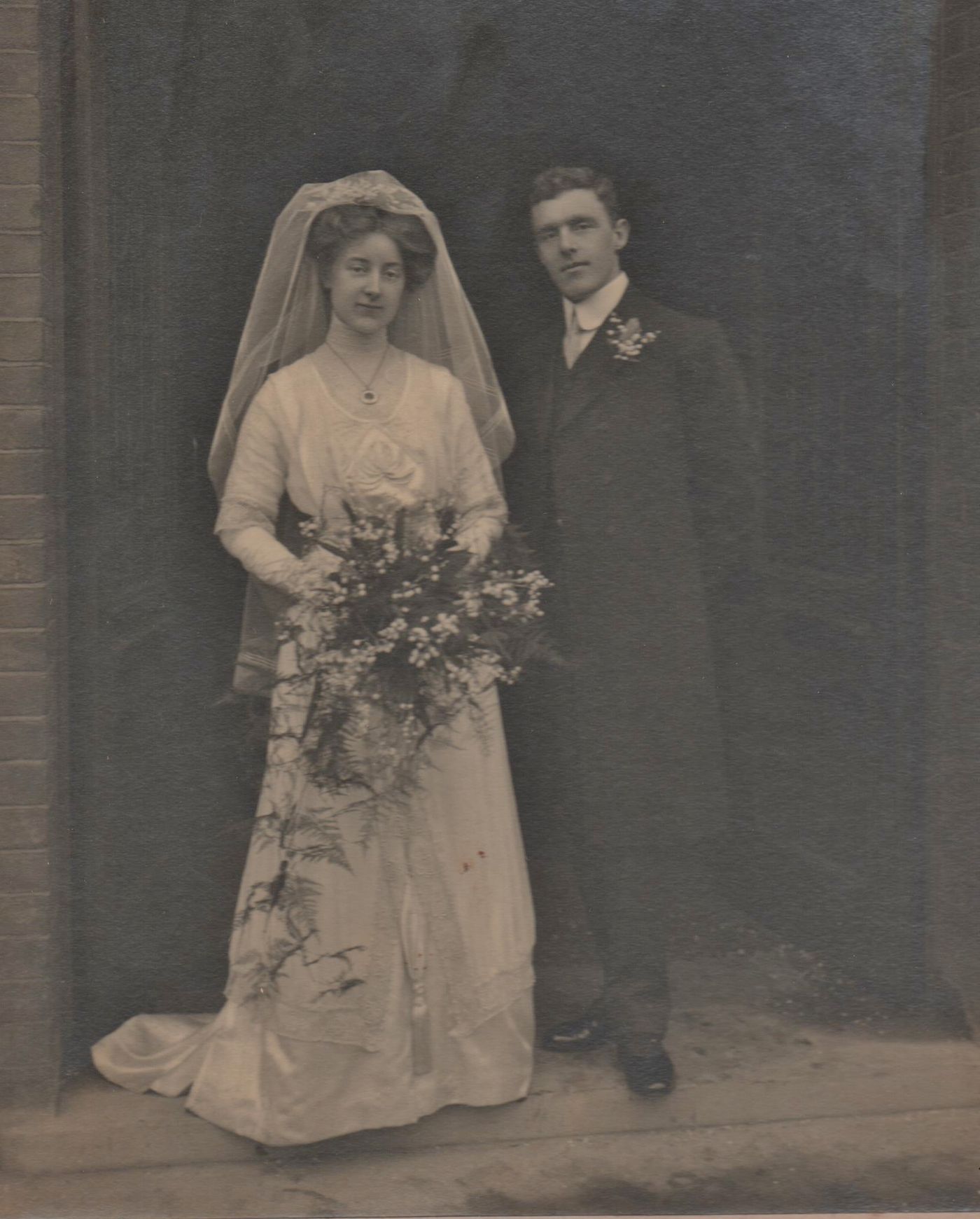 Marriage Oscar Alfred Barrand and Grace Hobbs