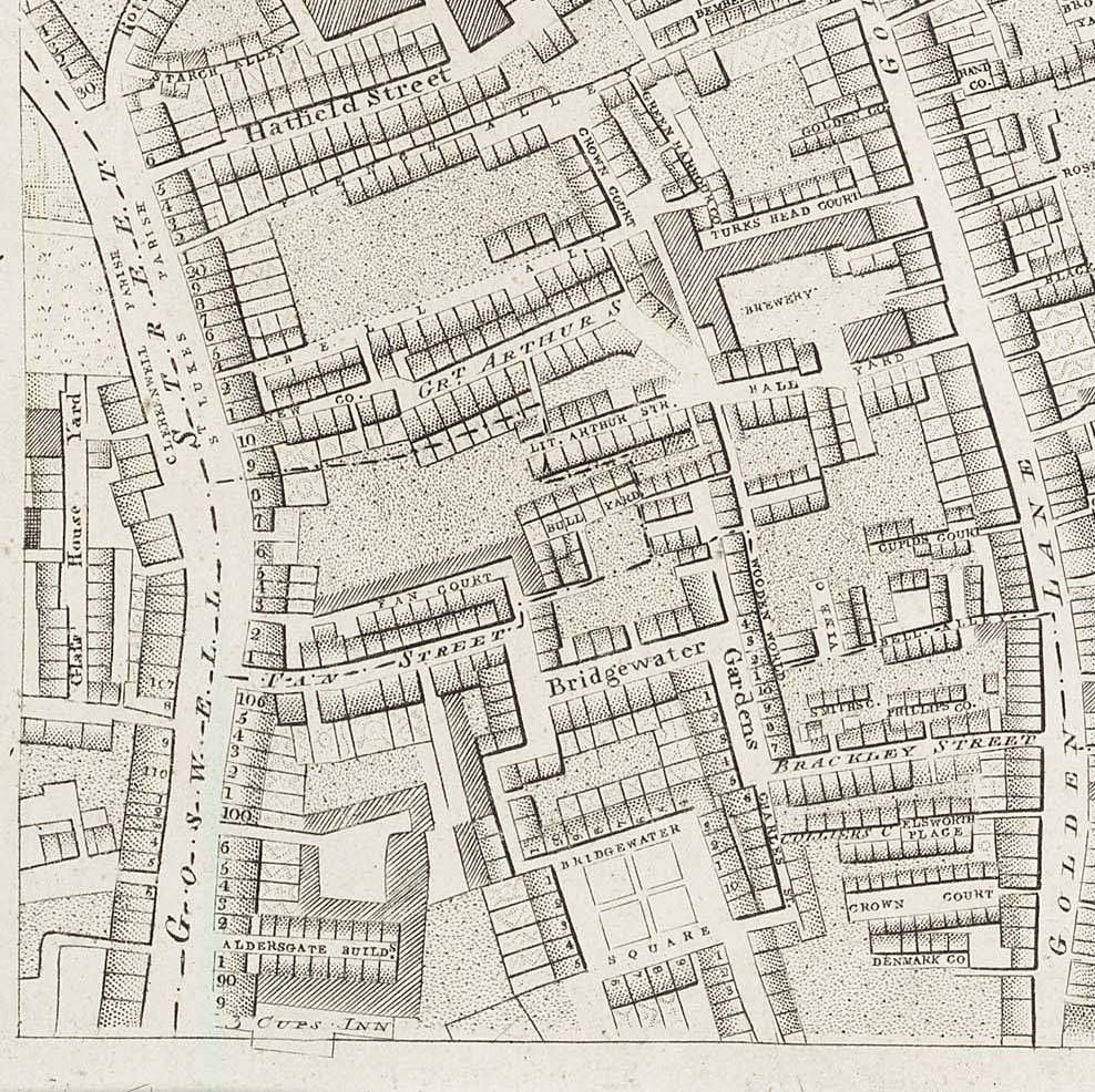 Goswell Street Aldersgate Buildings