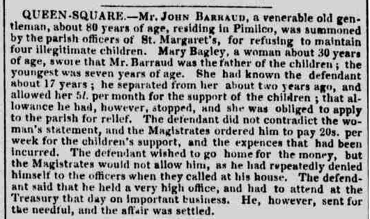 Morning Chronicle 25th April, 1831