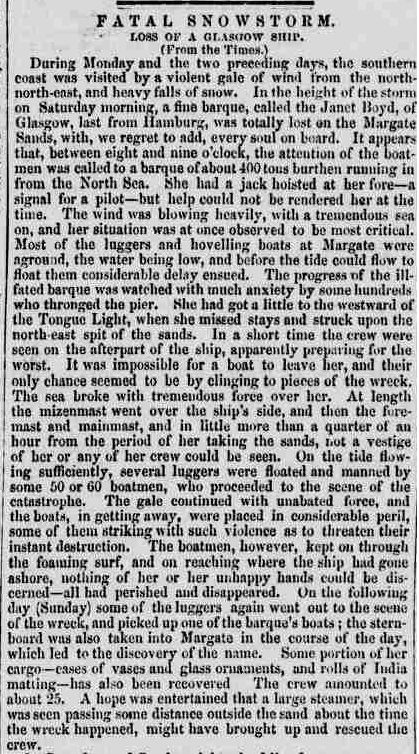 London Standard - Friday 26 January 1855
