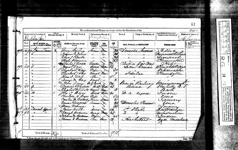 1871 Census