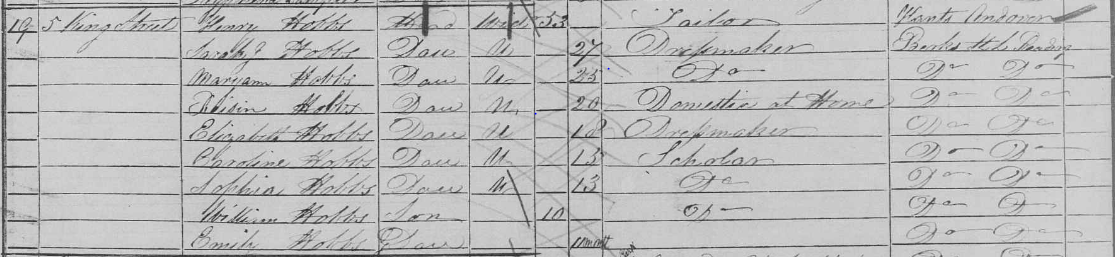 1851 census – Henry Hobbs – Reading