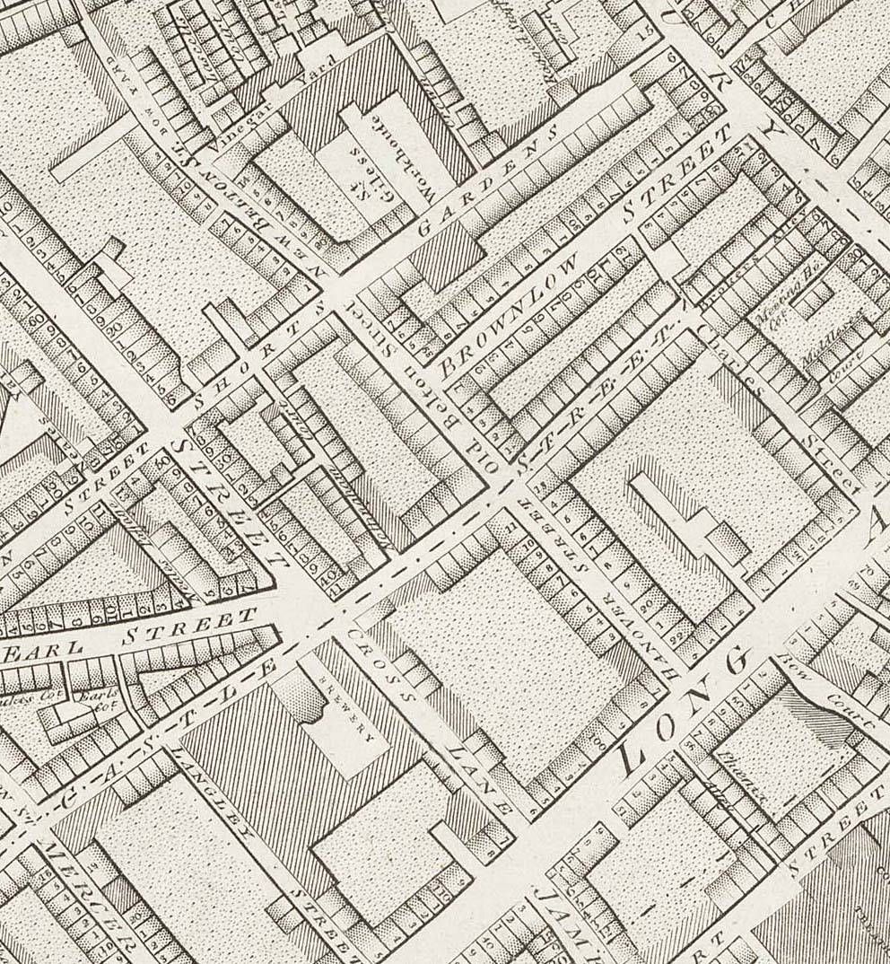 Castle Street Brokers Alley Middlesex Court which became Wilson Street