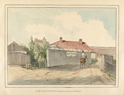 The division of Watling Street at Deptford