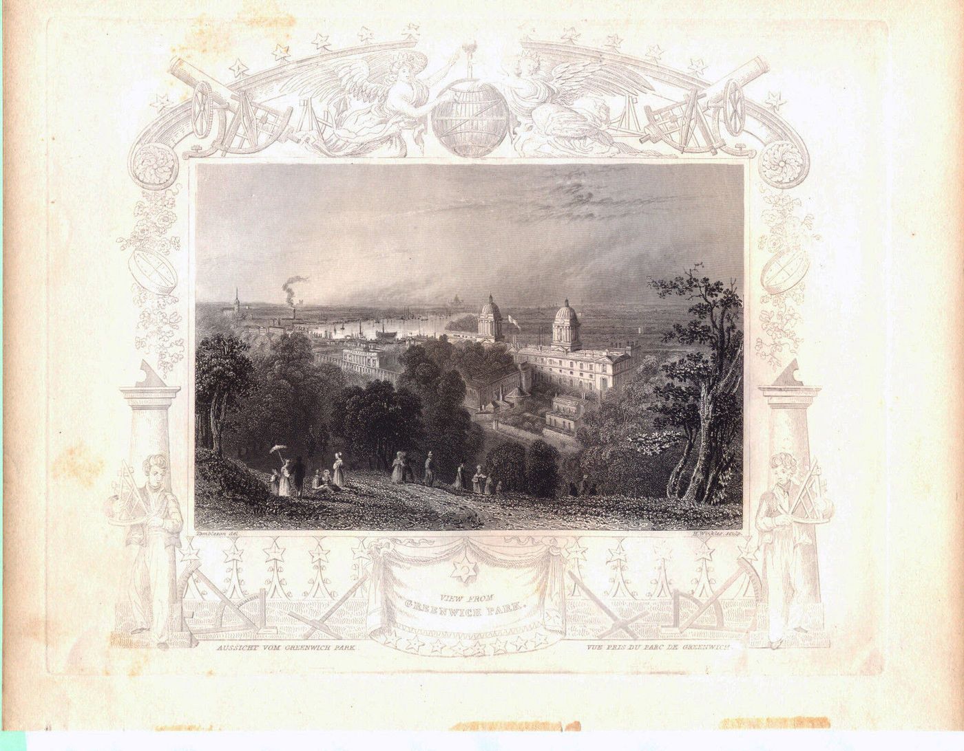 Greenwich houses c1835 Greenwich 1835