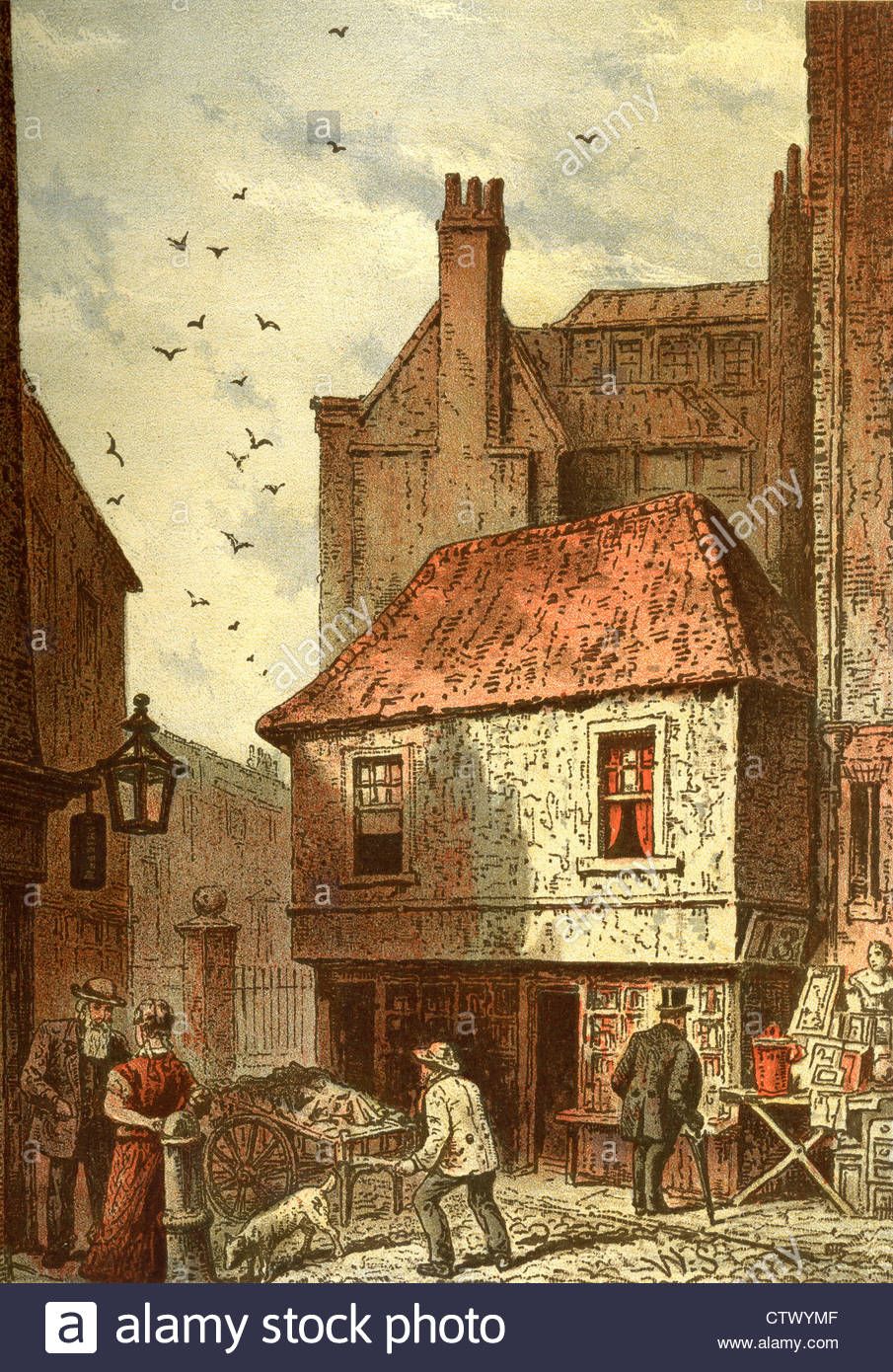 Shop, Clare Market, London, since demolished, 1895