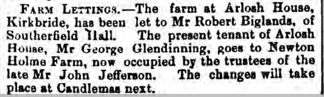 Carlisle Patriot 22 August 1890
