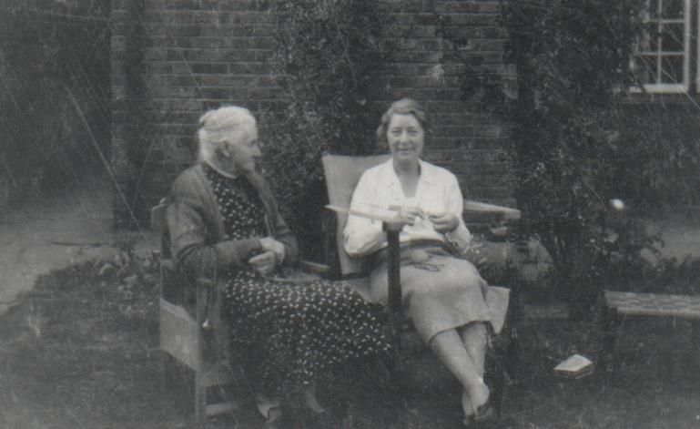 Mary Hobbs (nee Kale) and Marjory Hobbs