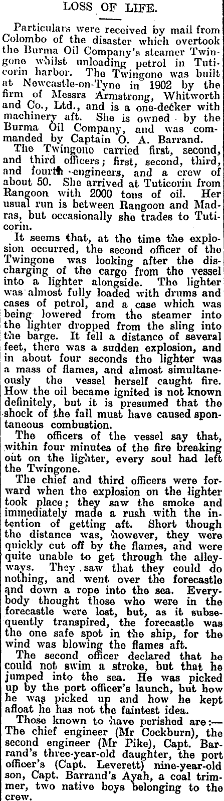 Daily Mail November 1913