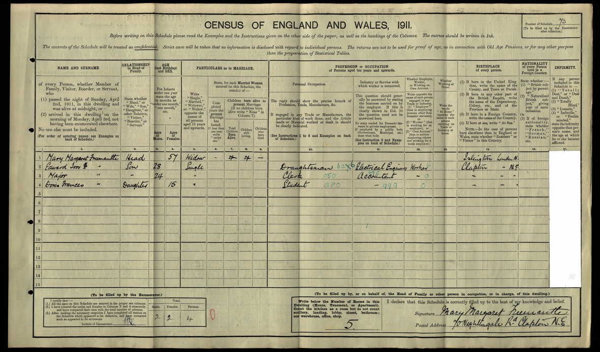 1911 Census