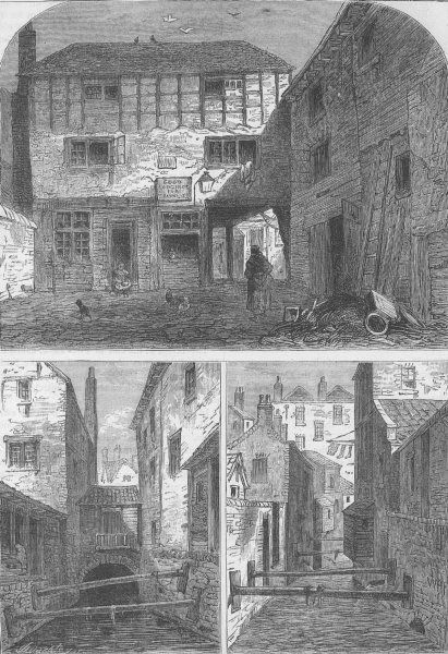 2 images of the fleet ditch