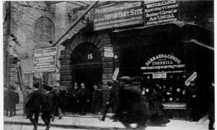 41 and 42 Cornhill 14 Bishopsgate 1912