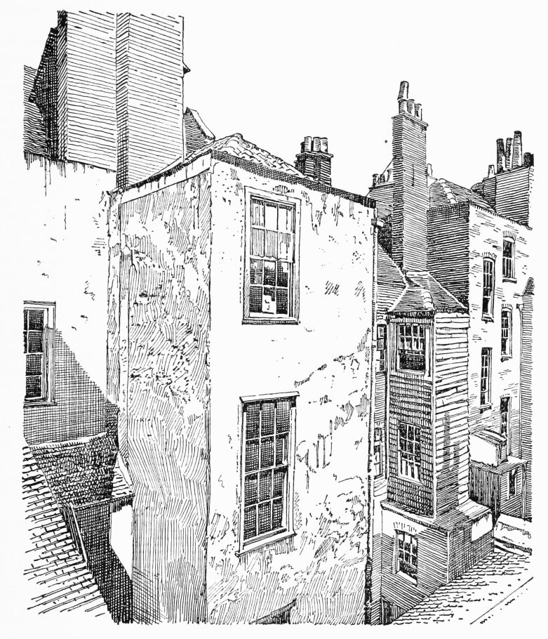 Old houses in Duke Street (Lincoln Inns ?)