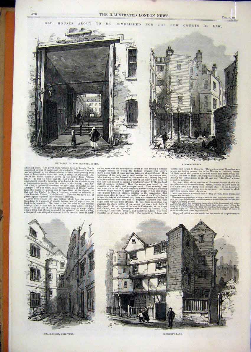 Clements Lane 1866