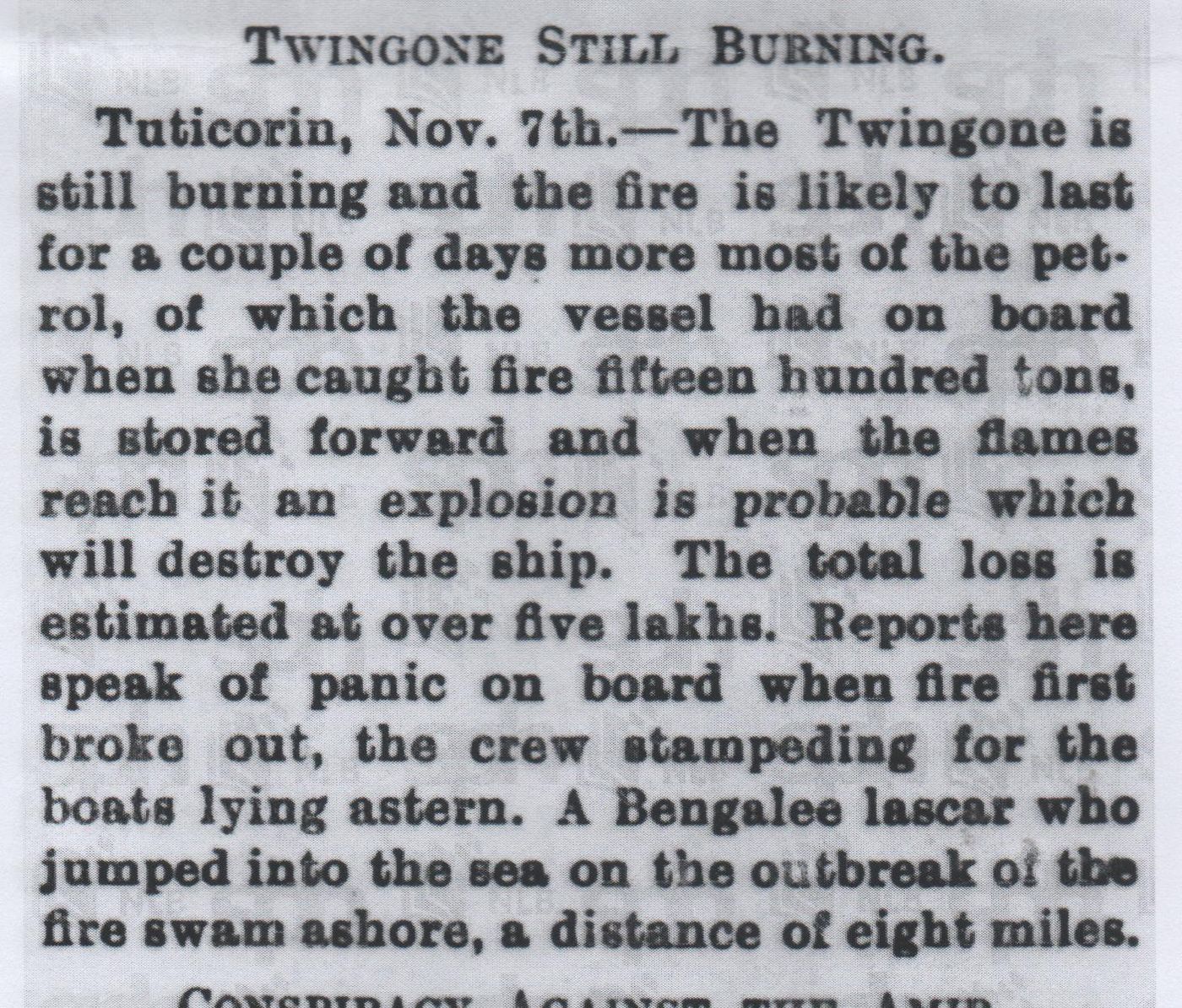 Singapore Free Press and Mercantile Adveriser 20th November, 1913