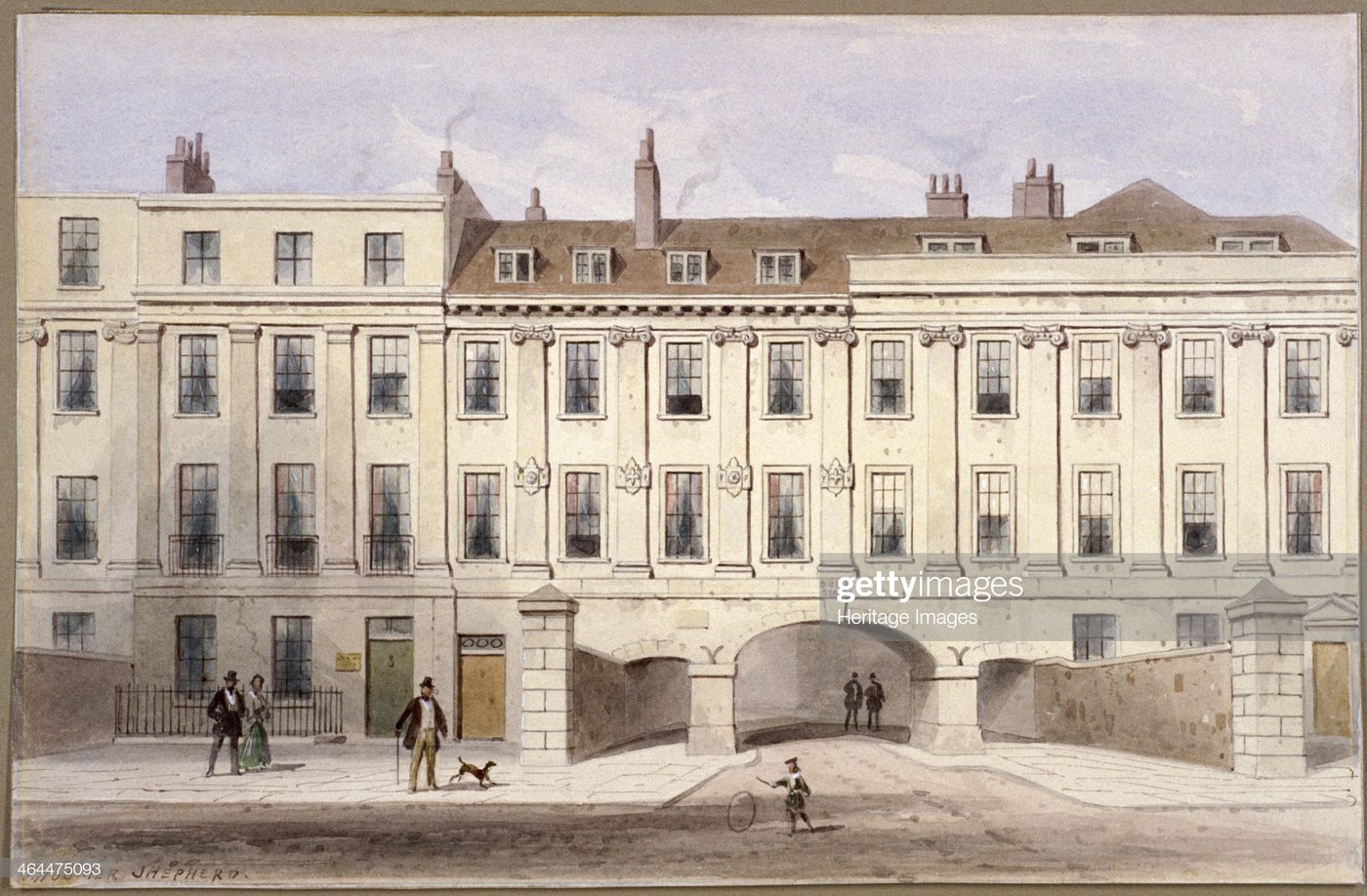 The archway from Lincoln Inns into Duke Street