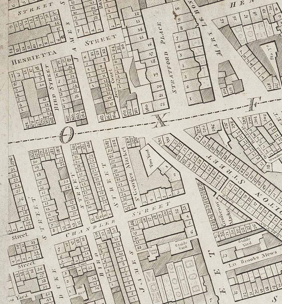 Somerset Street Duke Street Oxford Street Bird Street Gray Street