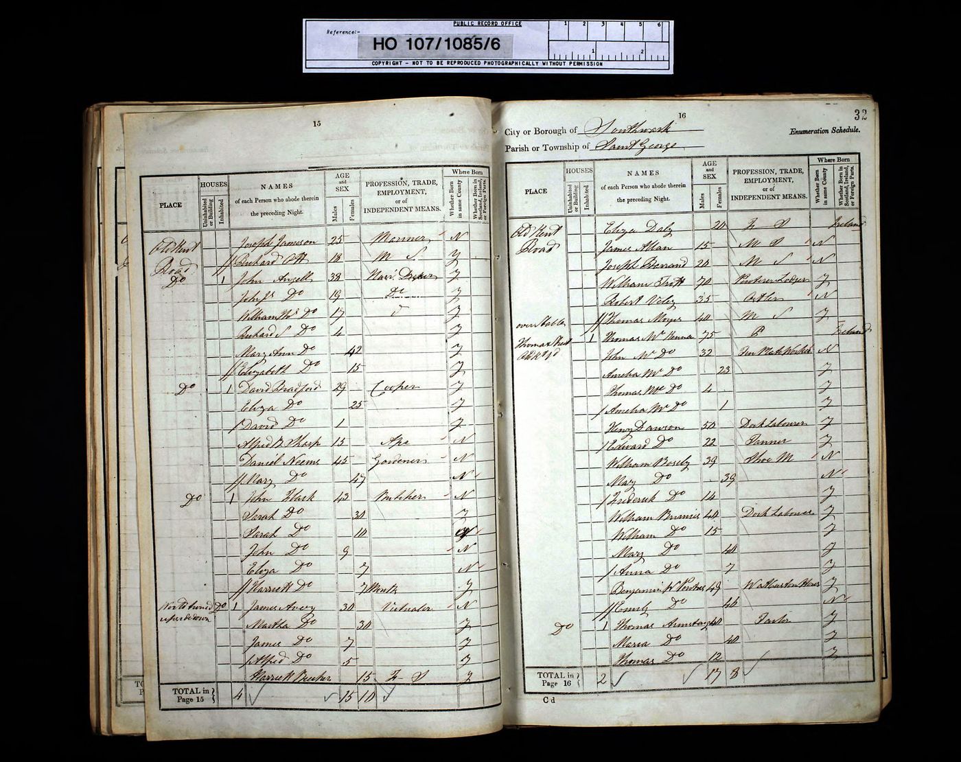 1841 census for Joseph