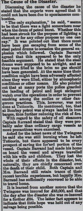 “Strait Times” November 1913