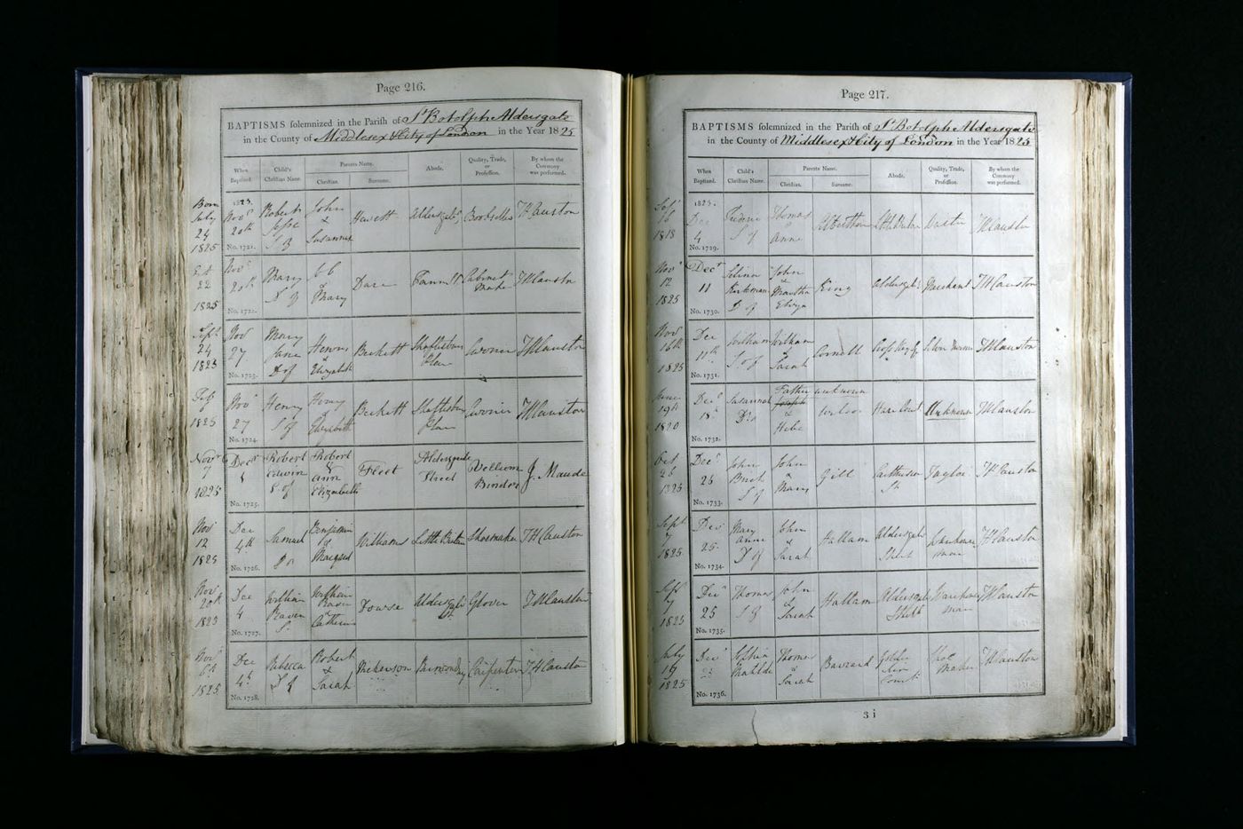 Baptism record of Sophia Matilda Barrand