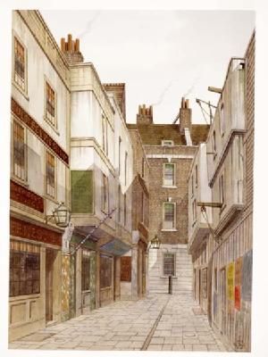 Chichester Rents, Chancery Lane where the robbery took place