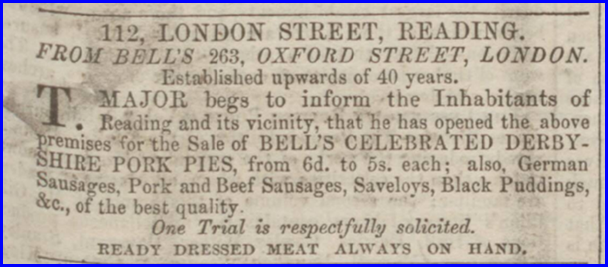 Reading Mercury 27 October 1860