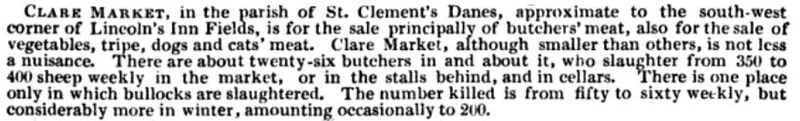 The above clipping is from The Pictorial Handbook of London by John Weale, published in 1853.
