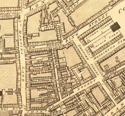 Map of New Street, Westminster No 22