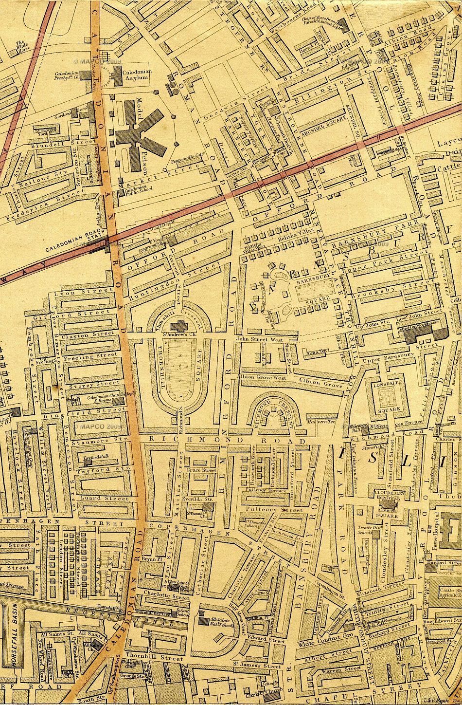 Luard Street where Alfred James was born