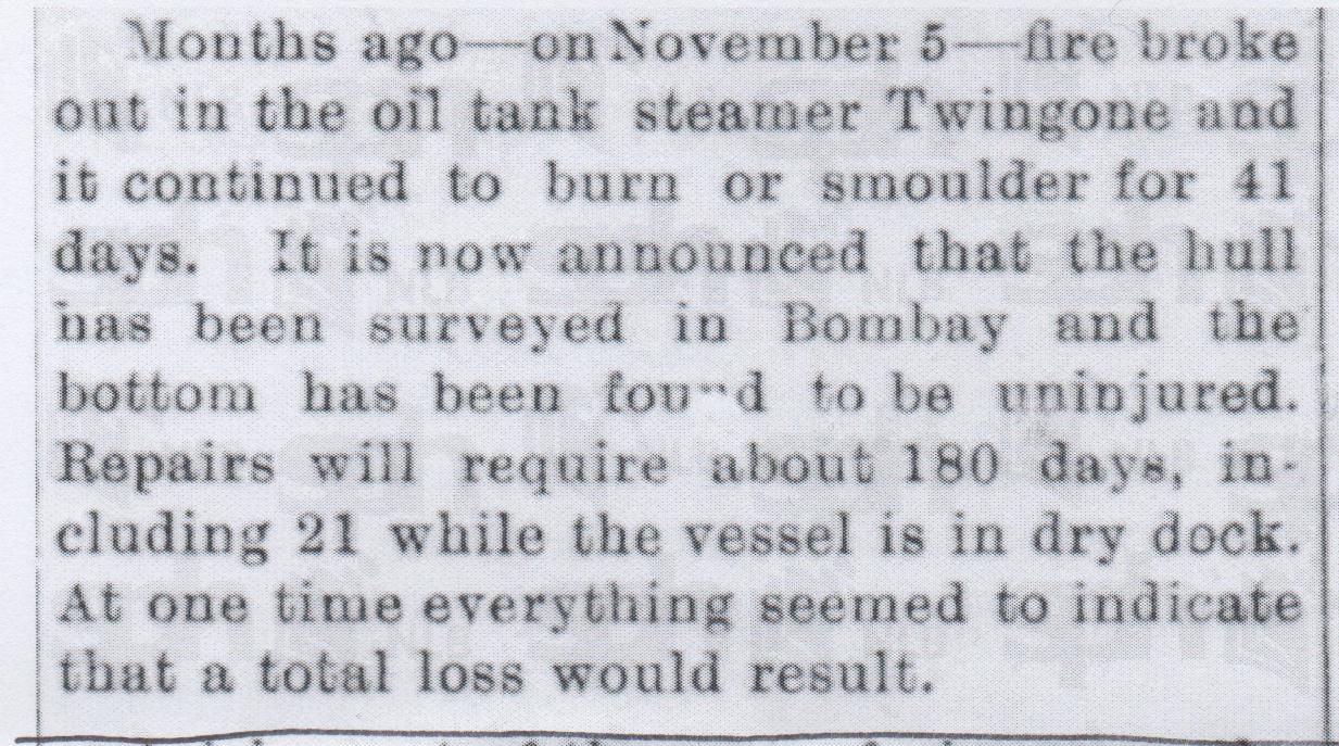 Singapore Free Press and Mercantile Adveriser 11th March, 1914