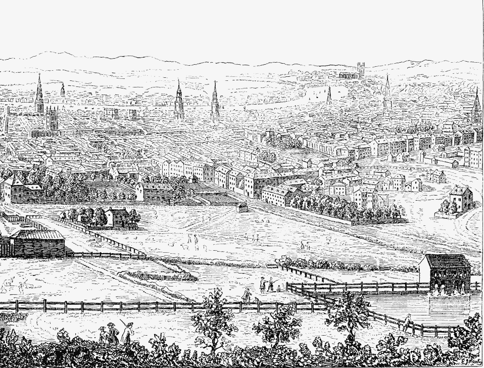 LONDON FROM ISLINGTON (WEST END). (From a View by Canaletti, published in 1753.) Colebrooke Row