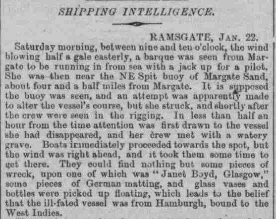 London Standard - Thursday 25 January 1855