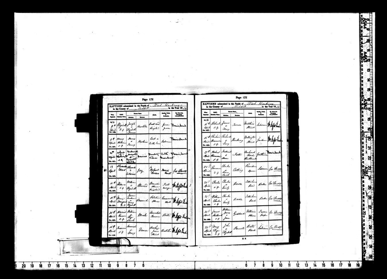 Baptism Record of Mary Margaret Barrand