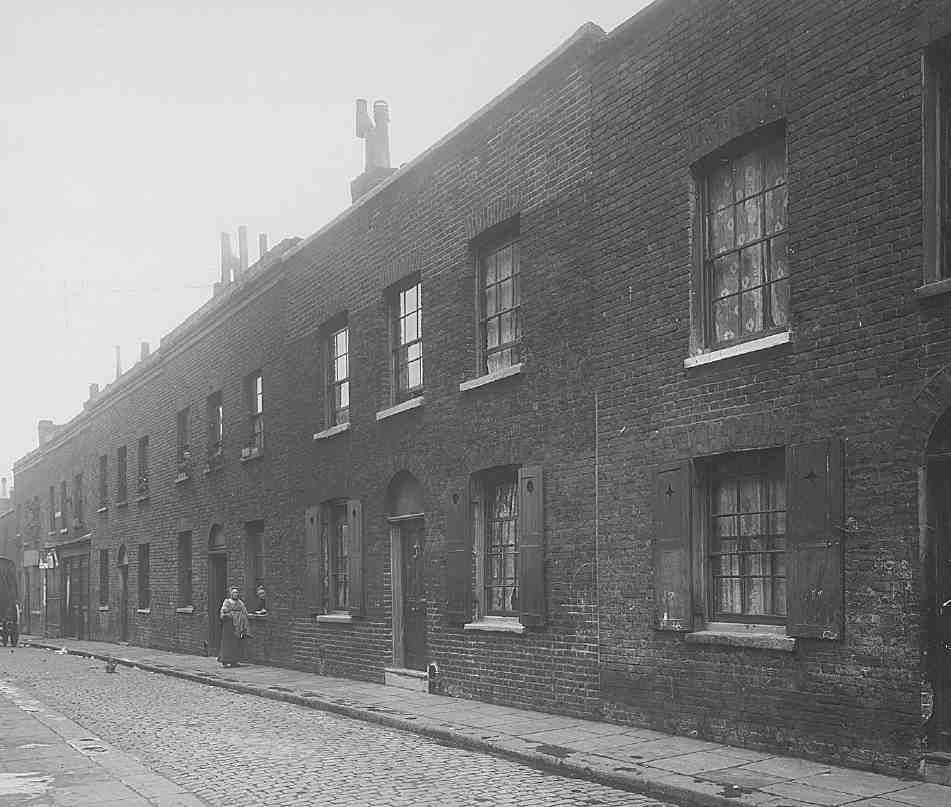 Houses on Margaret Street estate, built c 1830