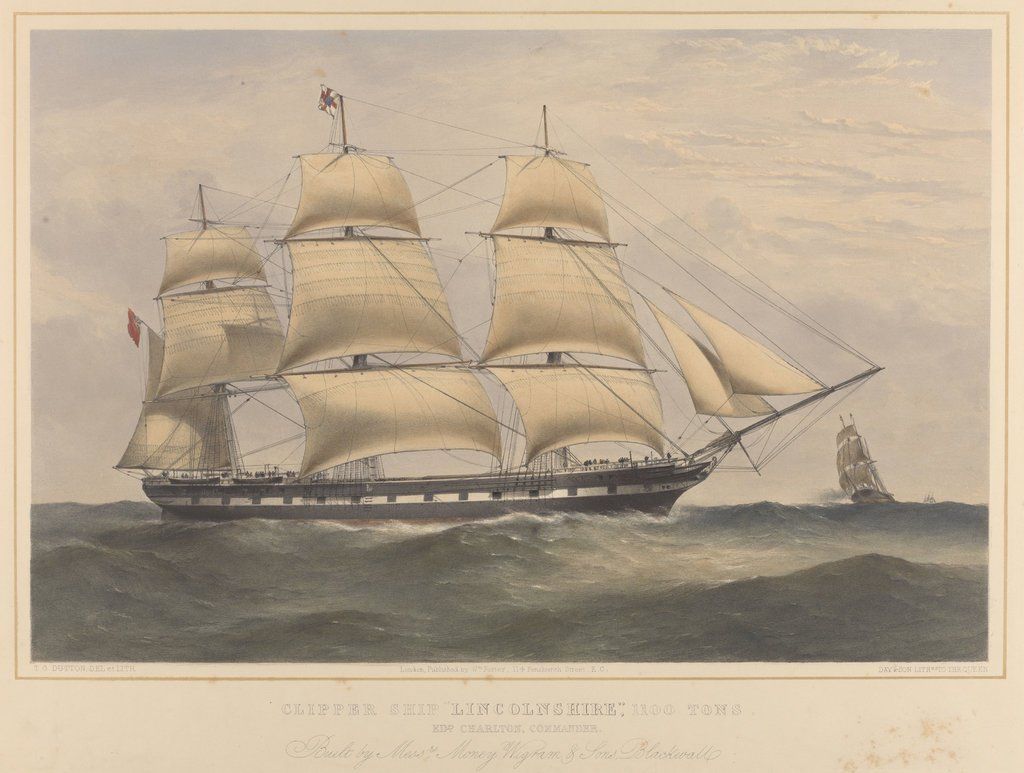 The clipper “Lincolnshire”