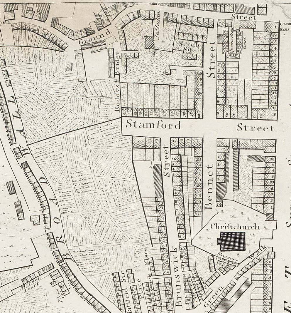 Brunswick Street Southwark 1881, John Brunt Lived at No: 20 Mary Ann lived at No:11.