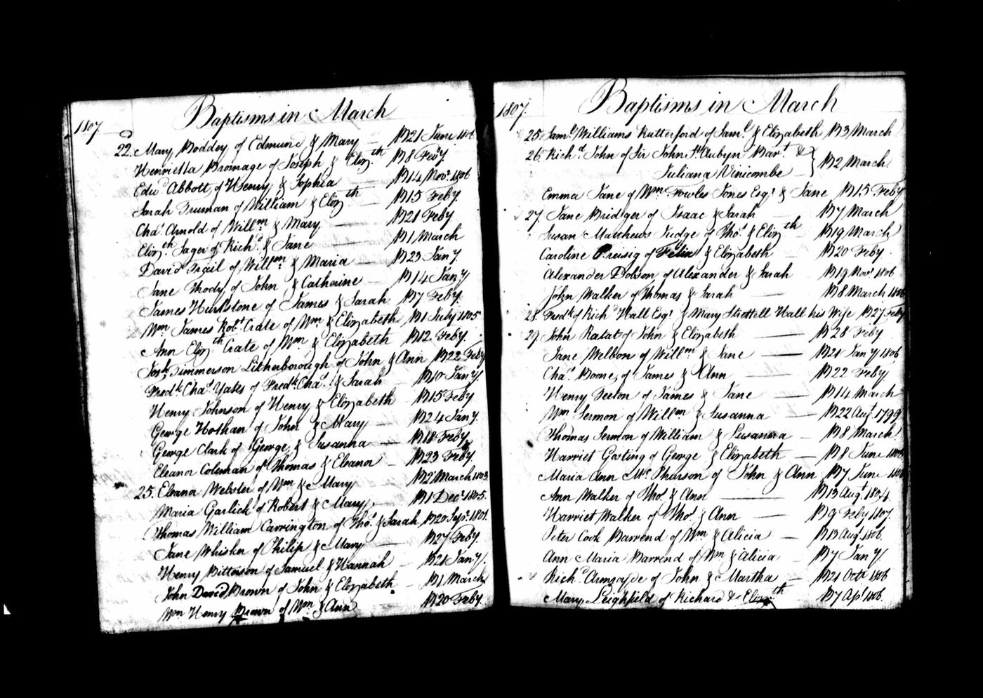 Baptism Record of Ann Maria Barrand