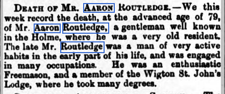 Wigton Advertiser 16 May 1885