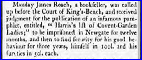 The Ipswich Journal 14 November 1795 Bath Chronicle and Weekly Gazette 19 February 1795